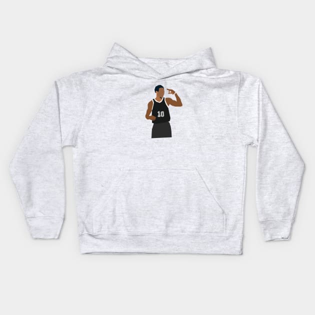 Demar Derozan - San antonio Spurs Kids Hoodie by xavierjfong